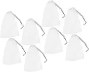 PLAFOPE Face Soap Net Pcs Exfoliating for Gentle Cleansing Net Pouches Portable Drawstring for Storage