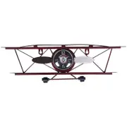 Retro Aircraft Clock, Living Room, Dining Wall, Wall Decoration, Wall Hanging, Iron Ornamental Clock red