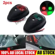 Green Red LED Navigation Lights Side Lamp Port Starboard Marine Yacht Boat Ship