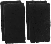 SUPVOX Stretchy Wrist Braces Wraps Hands Headband Sports Wristband Zipper for Travel Armpit Sweat Pads Thumb Wrist Sweatband Wrist Straps Wristbands Sports Black Polyester