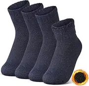 [Sintege] 2 Pairs of Thermal Socks for Winter Winter Socks Fluffy Socks Thick Plush Socks for Men and Women Thick Snow Socks Thick Winter Ski Socks for Ski Hiking in Winter