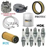 Tune Up Kit Filters Cap Spark Plugs Wire For CHEVY MALIBU V6 3.8L; 229Cid 81-83