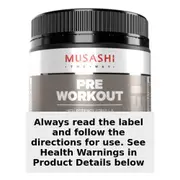 Musashi Pre Workout Lemon Lime Flavour 225g
