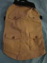 NWT Zack N Zoey Utility Jacket Dog Puppy Coat Jacket Small Medium Khaki