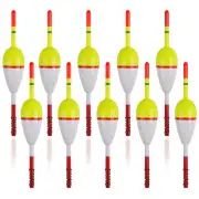 SILANON Wood Slip Bobbers Fishing Floats and Bobbers Spring Oval Stick Slip Floa