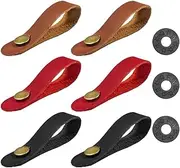 6 Pieces Guitar Strap Button and 3 Pieces Guitar Strap Locks, SourceTon Guitar Headstock Adapter Straps Tie with Guitar Protector for Acoustic Guitar, Classic Guitar