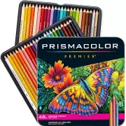NEW 48 Prismacolor Premier Colour Coloured Pencils Tin Soft Core Professional Ar