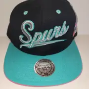 San Antonio Spurs Mitchell & Ness wool snapback hat Hardwood Classics billboard