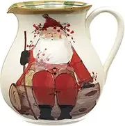 VIETRI Old St. Nick Round Body Pitcher