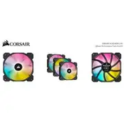 Corsair iCUE SP120 RGB ELITE 120mm PWM Case Fan - 3 Pack with Lighting Node CORE