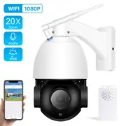 PTZ 20X Zoom Speed Dome Camera 1080P Auto Focus Motion Detection Two Way Audio