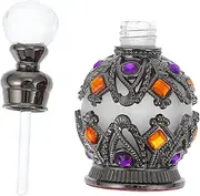 SAFIGLE Sphere Glass Essential Oil Bottle Travel Perfume Container for Aromatherapy Leak Cosmetic Dispenser for Trips and Daily Use