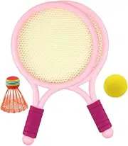 Abaodam Badminton Racket Durable and Lightweight Sports for Includes Rackets and Shuttlecocks for Ages Random Color