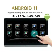 1PC Car Rear Seat TV Headrest Monitor Android 4K 1080P Touch Screen 4+64G Player (for: Audi)