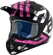 AFX - 0110-7171 - FX-17 Helmet - Attack - Matte Black/Fuchsia - 2XL