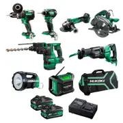 HiKOKI 36V Brushless 8 Piece Combo Kit KC36D8P3(HRZ)