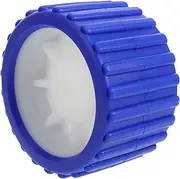 Sturdy PVC Boat Roller for Trailer 5 Inch Ribbed Wobble Wheel Easy Install Wheel