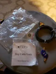 BRAND NEW IN PKG LAPTOP CABLE LOCK BY CODI 6.5' 4MM GALVANIZED STEEL