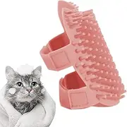 Cat Corner Scratcher - Wall Cat Scratchers | Wall Mounted Kitten Face Massager With Catnip | Self-Grooming Pet Massage Comb For Furniture Protection Apartment Living Vertical Space