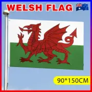 Large Wales Welsh Flag Heavy Duty Outdoor 90 X 150 CM - 3ft x 5ft