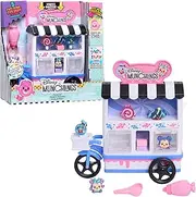 Disney Munchlings Candy Cart, 13-Piece Color Change and Scented Figures Playset with Lights, Kids Toys for Ages 3 Up by Just Play