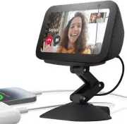 Adjustable Height Stand for Echo Show 5 (3Rd Gen) with USB-C and Charging Port