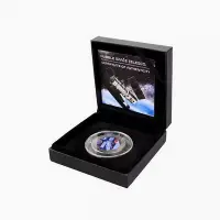 在飛比找Yahoo!奇摩拍賣優惠-斐濟 2022年 哈勃望遠鏡 1/2元 彩色鈦金屬紀念幣 銀
