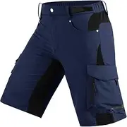 [Cycorld] MTB Men's Cycling Shorts, Quick-Drying MTB Shorts, Men's Mountain Bike Trousers, Baggy Bike Shorts, Breathable Cycling Shorts with Adjustable Velcro Fasteners