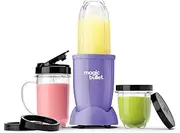 Magic Bullet 200W Value Pack, Ultra-Violet, Light weight, compact, personal blender, ideal for Mixing, Whipping, Blending, Chopping, (MBR-1107GUV)