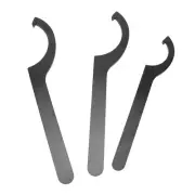 *3PCS Car Damping Spring Wrench Spanner Hook CShape Adjustable Steel Universal