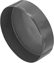 uxcell 4pcs Rubber End Caps 200mm(7.9 inch) ID Vinyl Round End Cap Cover Screw Thread Protectors Dark Grey