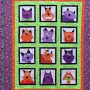 Whisker Wonderland Notebook, 9" x 6" - Multi Cat Patterns