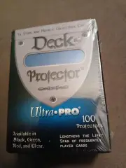 ULTRA PRO DECK PROTECTOR #81355 - BLUE 100 PROTECTORS