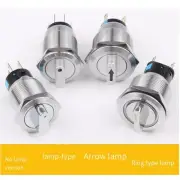 2NO 2NC Switch Push Button Switch LED Indicator Mechanical Life 300 000 Cycles