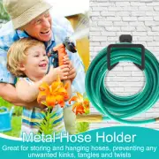 Metal Hose Holder Heavy Duty Hose Hanger Wall Mounted Garden Water Hose LiQLC