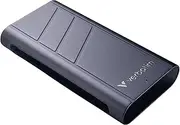 Verbatim TurboMetal Portable SSD 4TB Ultra Fast Up to 3700MB/s External Hard Drive USB4 40Gbps for Mac, PC, Smartphone & Game Console