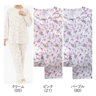 【領券滿額折100】日本製Gunze郡是 100%純棉 女睡衣 長袖睡衣(4季款)-TG4312