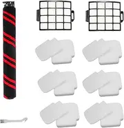 [Amyehouse] Brushroll & Foam Felt Filters Replacement Compatible with Shark Stratos Upright Vacuum with DuoClean PowerFins AZ3002 & AZ3000W AZ3000