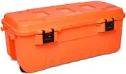 Plano Sportsman's Trunk - Large, Storage Trunks, PLAT19BO,Blaze Orange, Trunk organizer,Heavy-duty trunk,Stackable,Durable,Army trunk,Outdoor storage trunk,Garage trunk,Tool storage trunk
