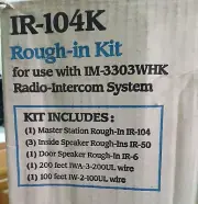 NUTONE IR-104K Rough-in Kit for Radio Intercom. New in box. $10 shipping