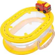 JOINPAYA Rail Car Storage Box Acrylic Display Case Diecast Cars Storage Case Hot Diecast Wheels Storage Display Cabinet Models Storage Bins Hair Scrunchies Plastic Subway Toy