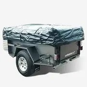 Outdoor360 PVC Camper Travel Trailer Cover Box Utility Cage Covers 2.2x1.7M Approx. Bed Base Fit