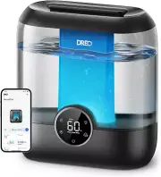6L Cool Mist Humidifier for Large Room, 60H Runtime Quiet Ultrasonic Night Light