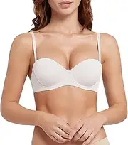 [Generic] Bras for Women Padded Push Up Padded Bralette Bra Without Underwire Seamless Comfortable Soft Cup Bra Support Bras for Women