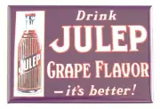Grape Julep Sign FRIDGE MAGNET soda
