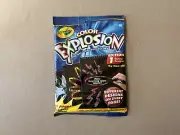 Crayola Color Explosion, 18 Pattern Sheets, 2 Color Markers & Stencil Sheet, New