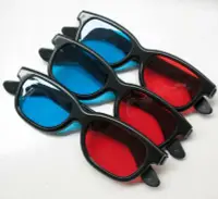 在飛比找Yahoo!奇摩拍賣優惠-3d眼鏡 暴風影音專用 手機紅藍眼鏡 電腦電視近視通用紅藍3
