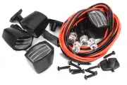 Precision Bright LED (4) Light Kit, Plastic Housings for 1/10 & 1/8 Scale RC