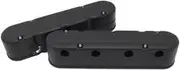 Aeroflow GM LS 2 Piece Valve Covers Cast Tall Retro Smooth Black - AF77-5021BLK