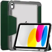 MCC Shockproof iPad (A16) 11" 11th Gen 2025 Tri-Fold Case Cover Apple Pencil Slot Kids [Dark Green]